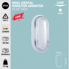 24W RİGEL KRİSTAL NEMLİYER ARMATÜR 6500K